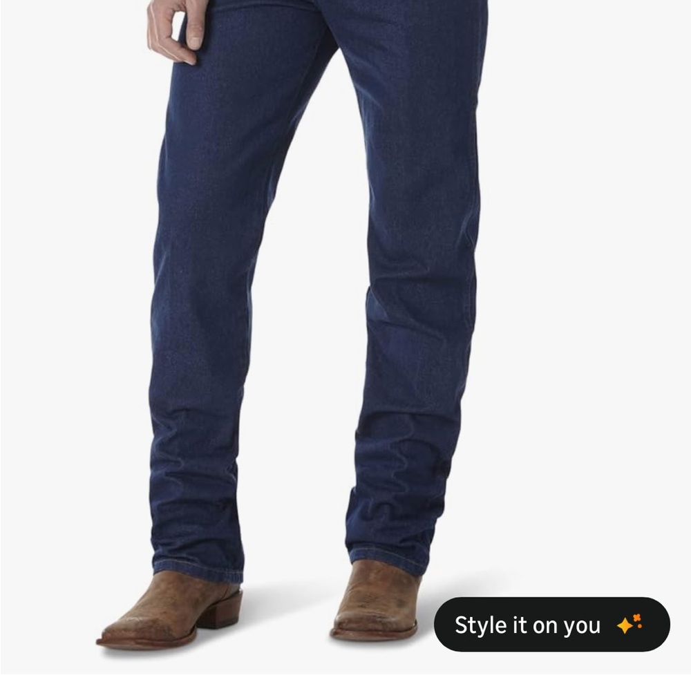 Wrangler Men's 13mwz Cowboy Cut Original Fit Jean. Prewashed Indigo